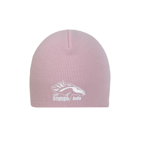  Pink Knit Beanie - Primary Logo