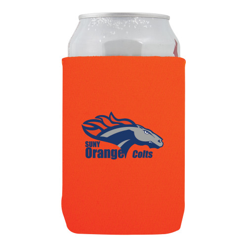  Neoprene Orange Can Holder - Primary Logo