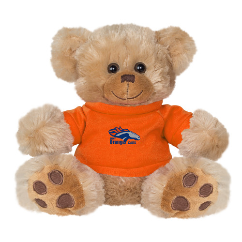  Plush Big Paw 8 1/2 inch Brown Bear w/Orange Shirt - Primary Logo