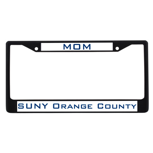  Mom Metal License Plate Frame in Black - Mom