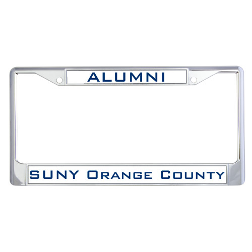  Alumni Metal License Plate Frame in Chrome - Alumni