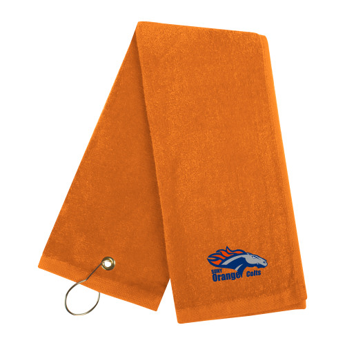  Orange Golf Towel - Primary Logo