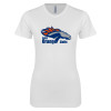Thumbnail image for  Next Level Womens White Boyfriend Tee