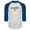 Thumbnail image for  White/Royal Raglan Baseball T Shirt