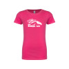 Thumbnail image for  Next Level Girls Fuchsia Fashion Fit T Shirt
