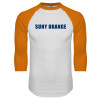 Thumbnail image for  White/Orange Raglan Baseball T Shirt