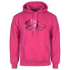 Thumbnail image for  Womens Fuchsia Fleece Hoodie