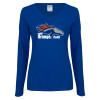 Thumbnail image for  Womens Royal Long Sleeve V Neck Tee 