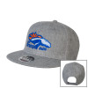 Thumbnail image for  Heather Grey Wool Blend Flat Bill Snapback Hat