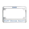 Thumbnail image for  Metal Motorcycle License Plate Frame in Chrome