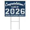 Thumbnail image for  Yard Sign w/Step Stake No Rider Single Sided 18 x 24