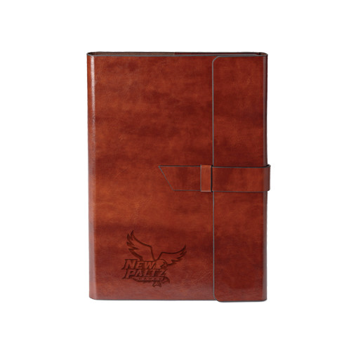  Fabrizio Junior Brown Portfolio w/Loop Closure - Official Logo Engraved