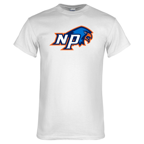  White T Shirt - NP Hawk Head
