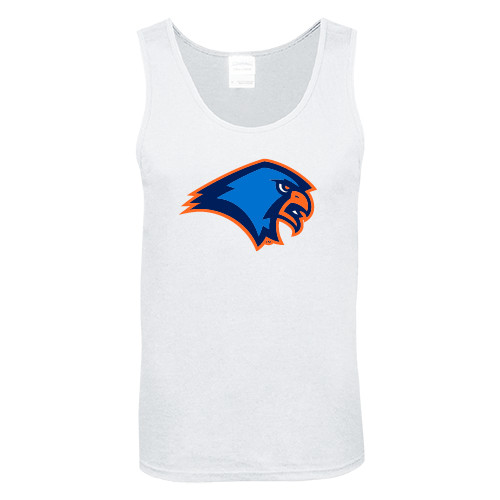  White Tank Top - Hawk Head