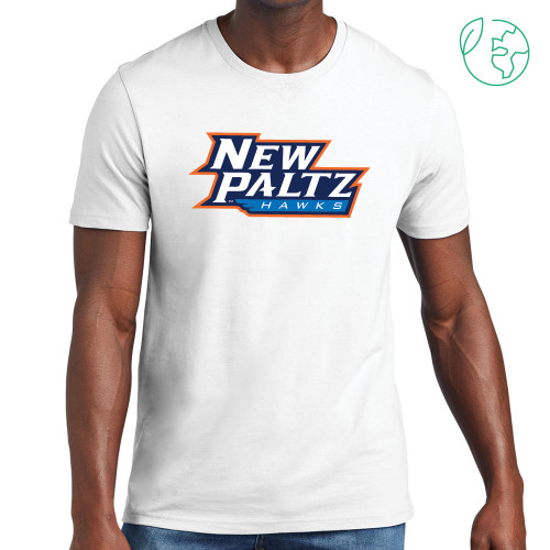 Allmade White Organic Cotton Tee - New Paltz Hawks