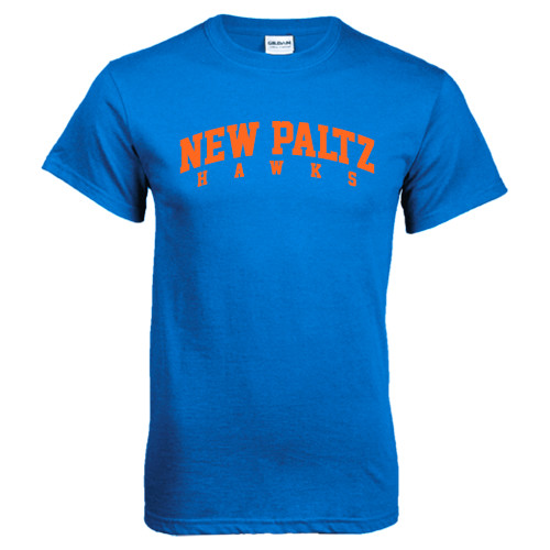  Royal T Shirt - Arched New Paltz Hawks