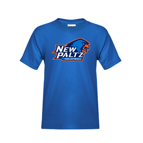  Youth Royal T Shirt - Volleyball Wordmark