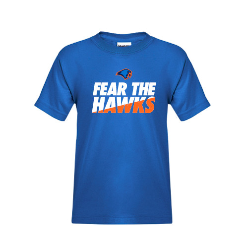  Youth Royal T Shirt - Fear The Hawks