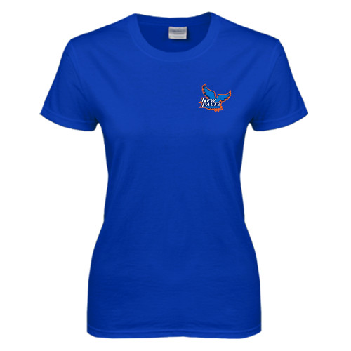 Womens Royal Short Sleeve Tee - Official Logo