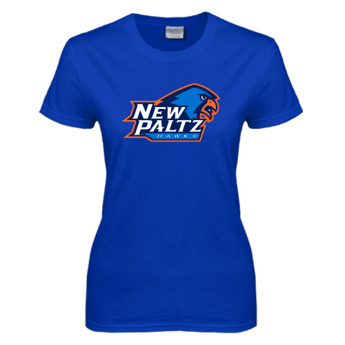  Womens Royal Short Sleeve Tee - Head Word Mark