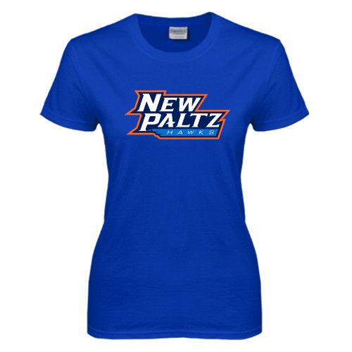  Womens Royal Short Sleeve Tee - New Paltz Hawks