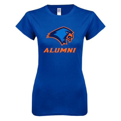  Next Level Womens Royal Boyfriend Tee - Alumni