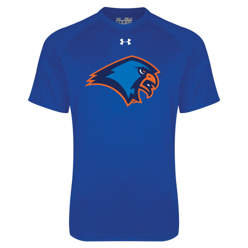  Under Armour Royal Tech Tee - Hawk Head
