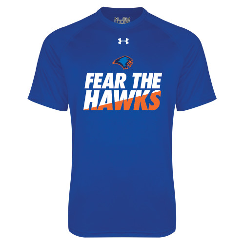  Under Armour Royal Tech Tee - Fear The Hawks