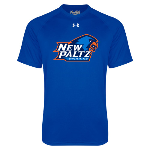  Under Armour Royal Tech Tee - Swimming Wordmark