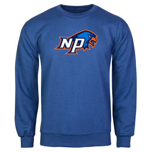  Royal Fleece Crew - NP Hawk Head
