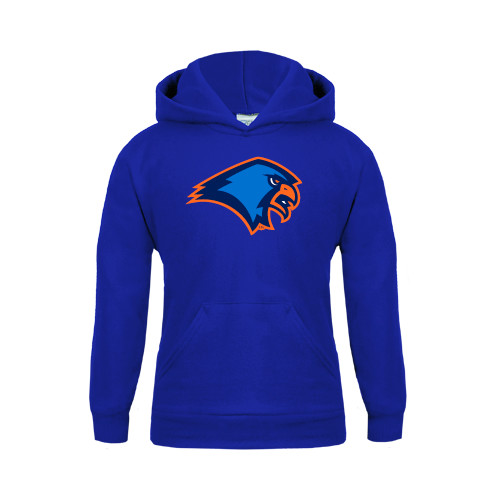  Youth Royal Fleece Hoodie - Hawk Head