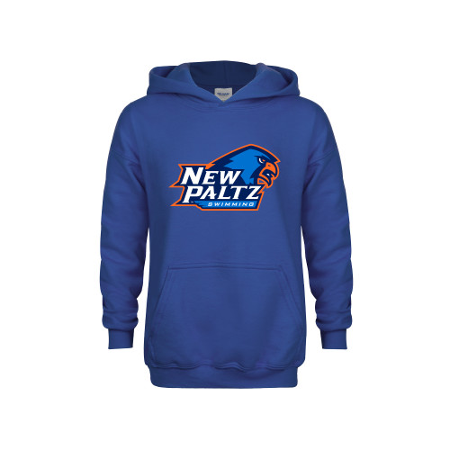  Youth Royal Fleece Hoodie - Swimming Wordmark