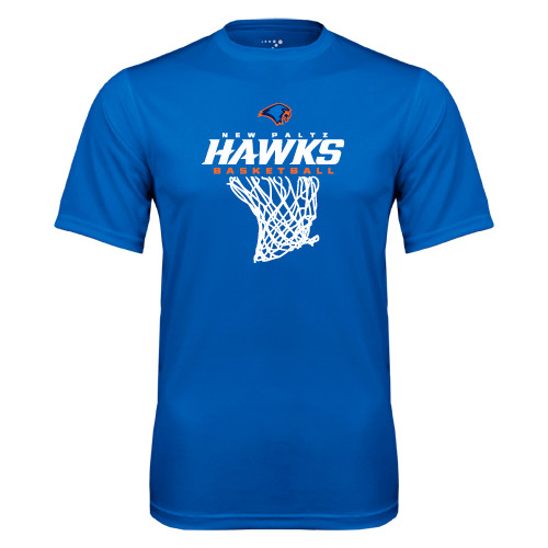  Royal Performance Tee - Hawks Basketball w/ Hanging Net