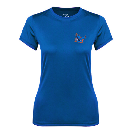  Womens Royal Performance Tee - Official Logo
