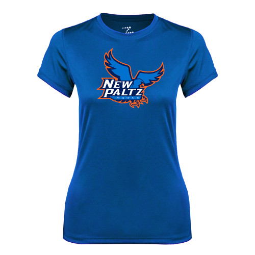 Womens Royal Performance Tee - Official Logo