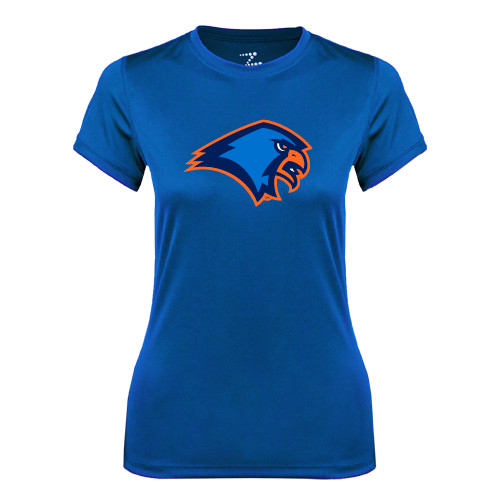  Womens Royal Performance Tee - Hawk Head