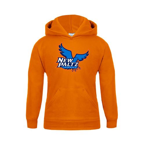  Youth Orange Fleece Hoodie - Official Logo