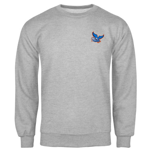  Grey Fleece Crew - Official Logo