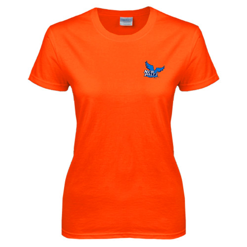  Womens Orange Short Sleeve Tee - Official Logo