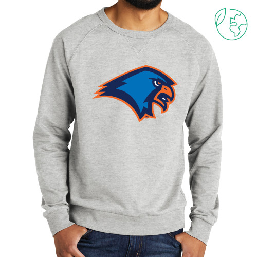  Allmade Light Grey Organic French Terry Crewneck Sweatshirt - Official Logo