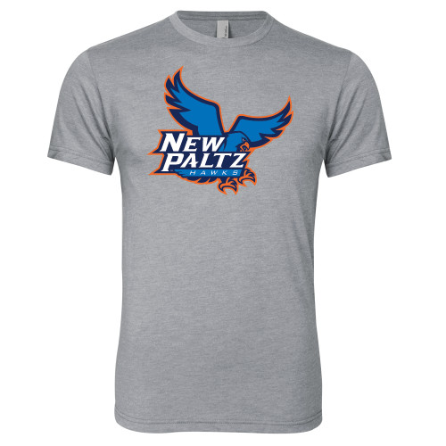  Next Level Heather Grey Triblend Tee - Official Logo