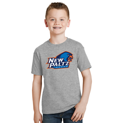  Youth Grey T-Shirt - Head Word Mark