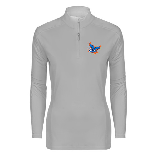 Syntrel Womens Platinum Interlock 1/4 Zip - Official Logo