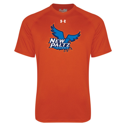 Under Armour Orange Tech Tee - Official Logo