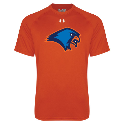 Under Armour Orange Tech Tee - Hawk Head