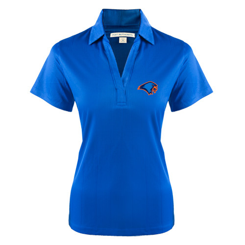  Womens Royal Performance Fine Jacquard Polo - Hawk Head