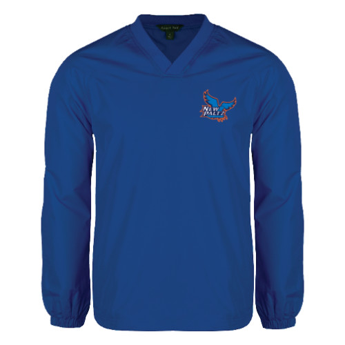  Royal V Neck Raglan Windshirt - Official Logo