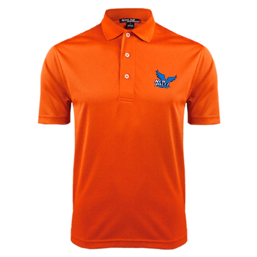  Orange Dry Mesh Polo - Official Logo