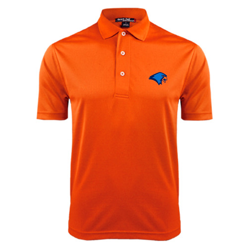  Orange Dry Mesh Polo - Hawk Head