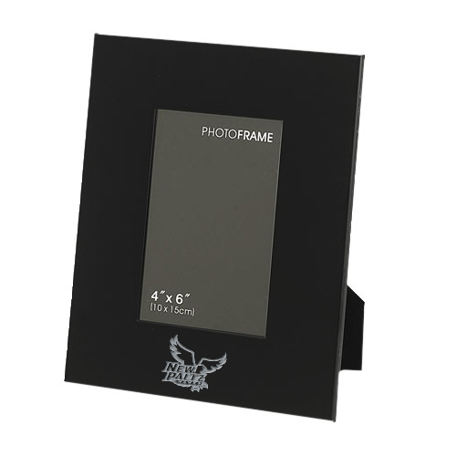 Black Metal 4 x 6 Photo Frame - Official Logo Engraved